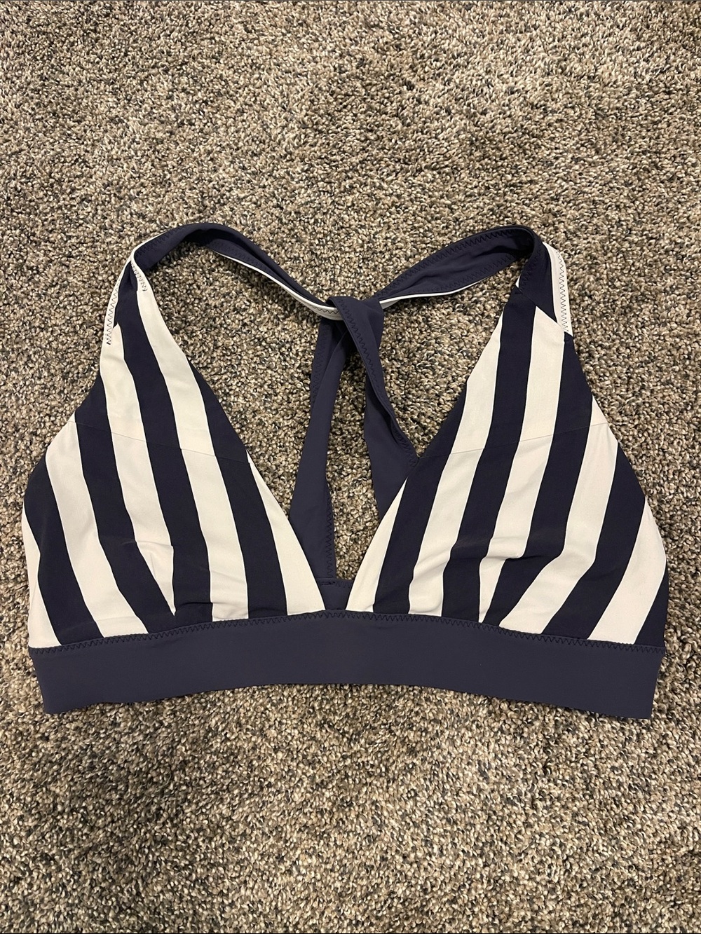 Lululemon stripped bathing suit top